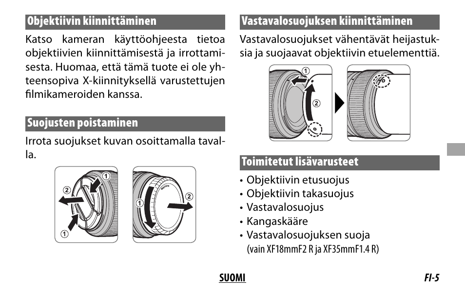 FujiFilm FUJINON LENS XF18MMF2 R User Manual | Page 61 / 112