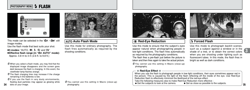 Y flash | FujiFilm FinePix A201 User Manual | Page 18 / 44