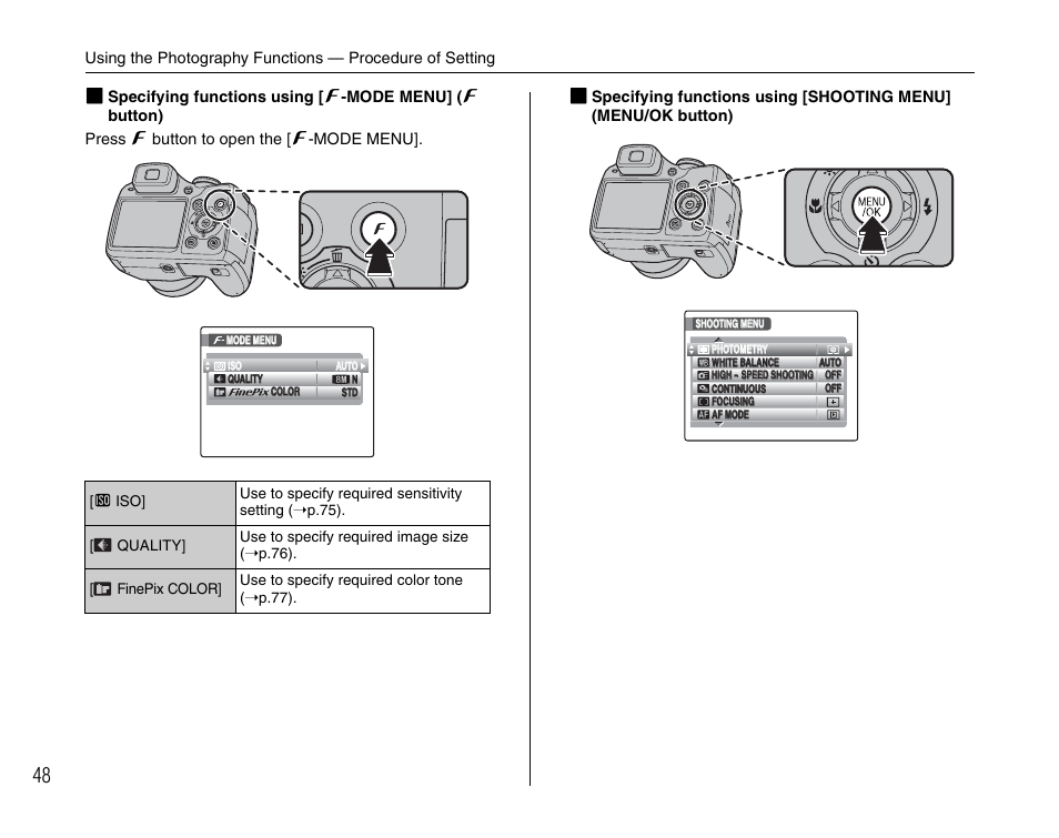 FujiFilm FinePix BL00677-200(1) User Manual | Page 48 / 166