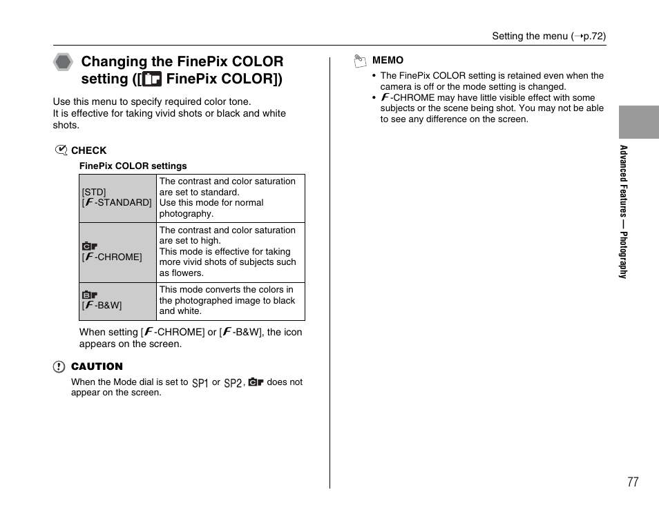 FujiFilm FinePix BL00677-200(1) User Manual | Page 77 / 166