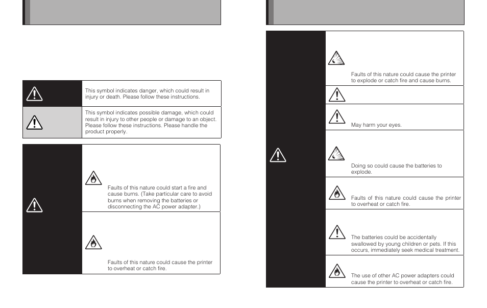 Safety precautions | FujiFilm MP-300 User Manual | Page 6 / 27