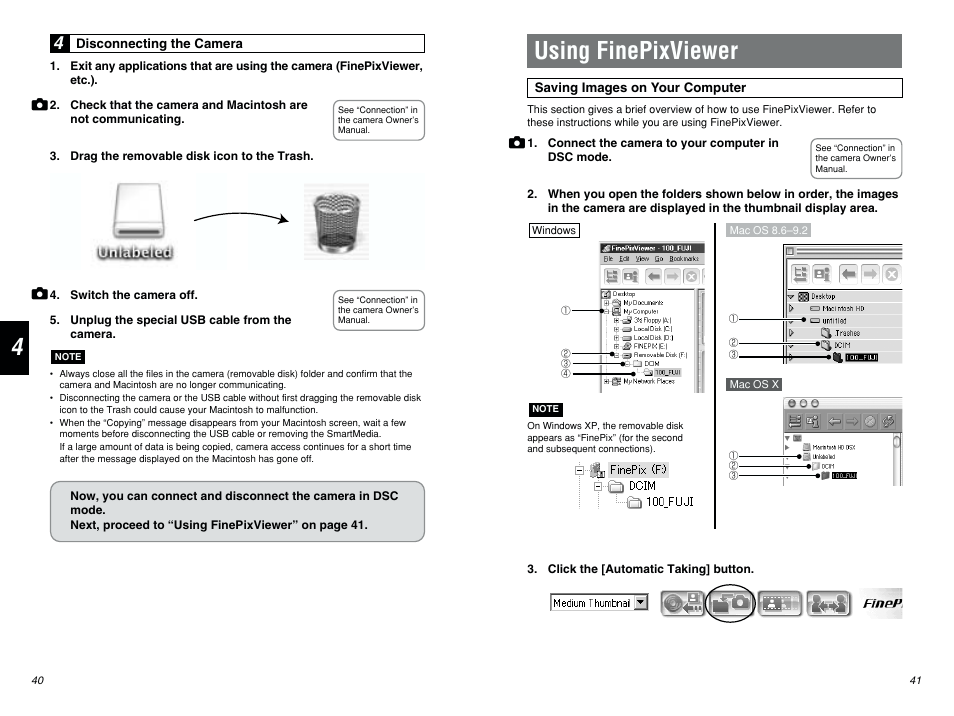 Using finepixviewer | FujiFilm FINEPIX EX3.1 User Manual | Page 21 / 55