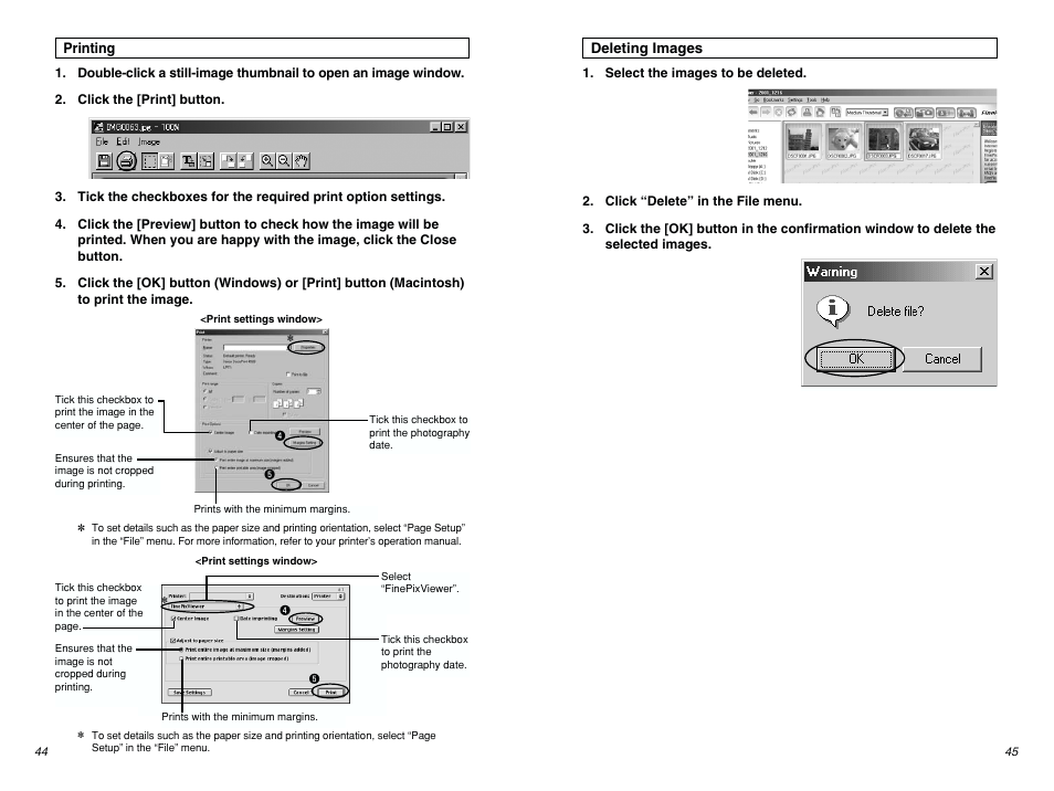 FujiFilm FINEPIX EX3.1 User Manual | Page 23 / 55