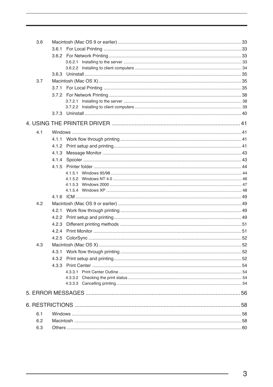 FujiFilm PICTOGRAPHY 3500 User Manual | Page 5 / 63