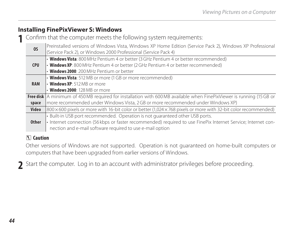 FujiFilm FinePix A150 User Manual | Page 50 / 96