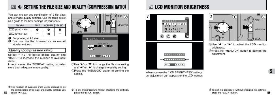 Lcd monitor brightness | FujiFilm FinePix A101 User Manual | Page 28 / 44