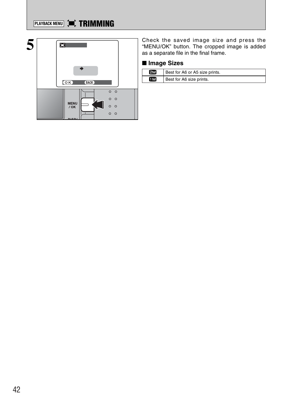 Y trimming | FujiFilm FinePix A340 User Manual | Page 43 / 93
