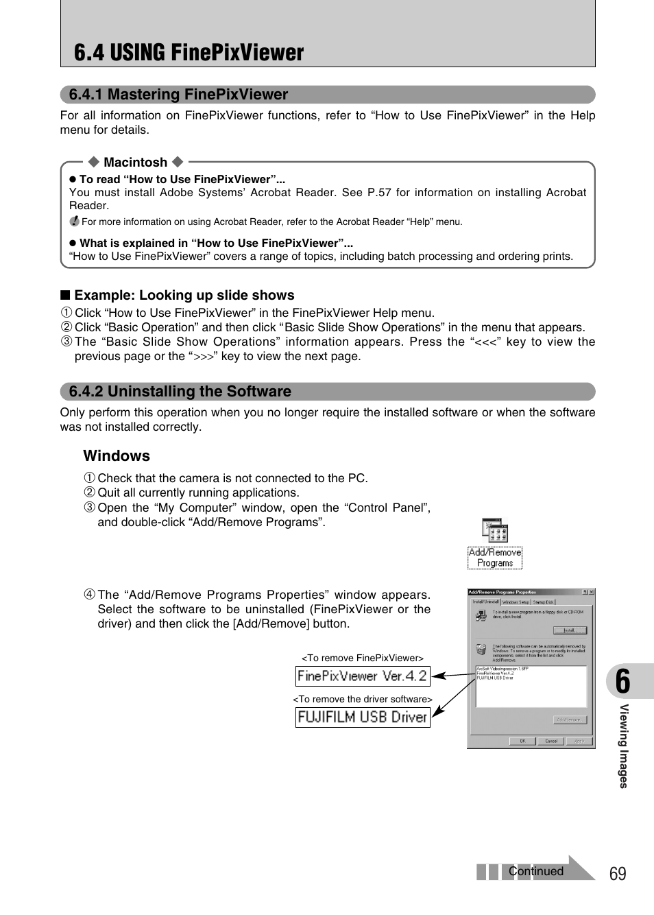 4 using finepixviewer | FujiFilm FinePix A340 User Manual | Page 70 / 93