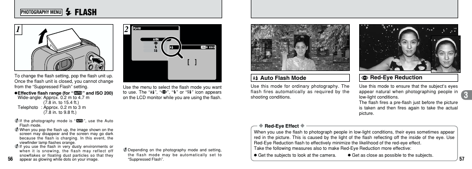 I flash | FujiFilm F601 User Manual | Page 29 / 69