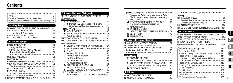 FujiFilm F601 User Manual | Page 3 / 69