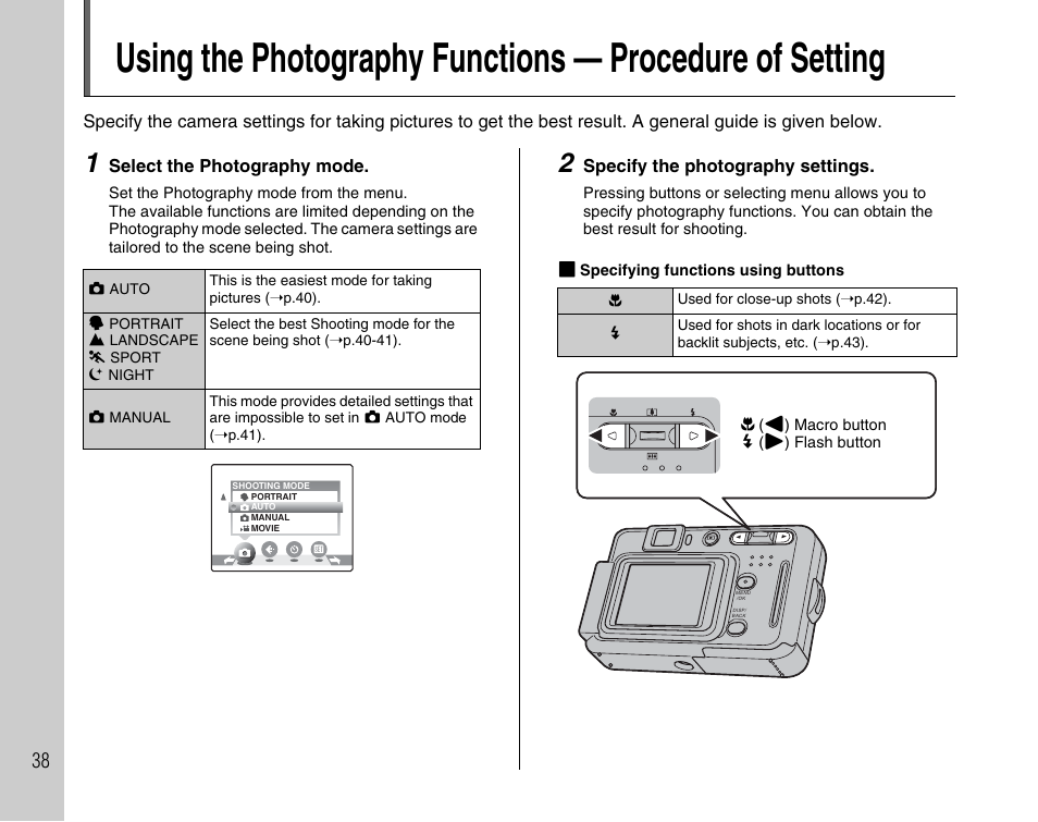 FujiFilm A400 User Manual | Page 38 / 132