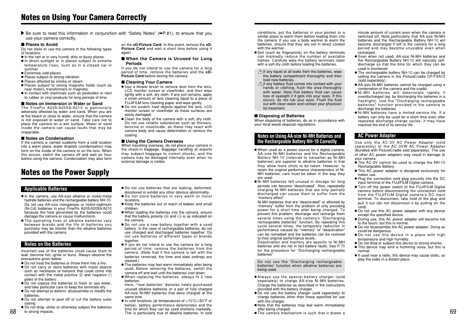 FujiFilm FinePix A205S User Manual | Page 35 / 43