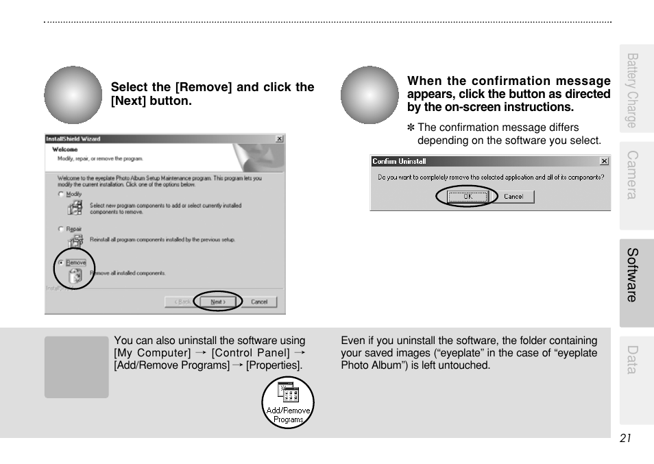 FujiFilm eyeplate Digital Camera User Manual | Page 21 / 27