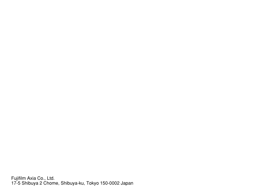 FujiFilm eyeplate Digital Camera User Manual | Page 27 / 27