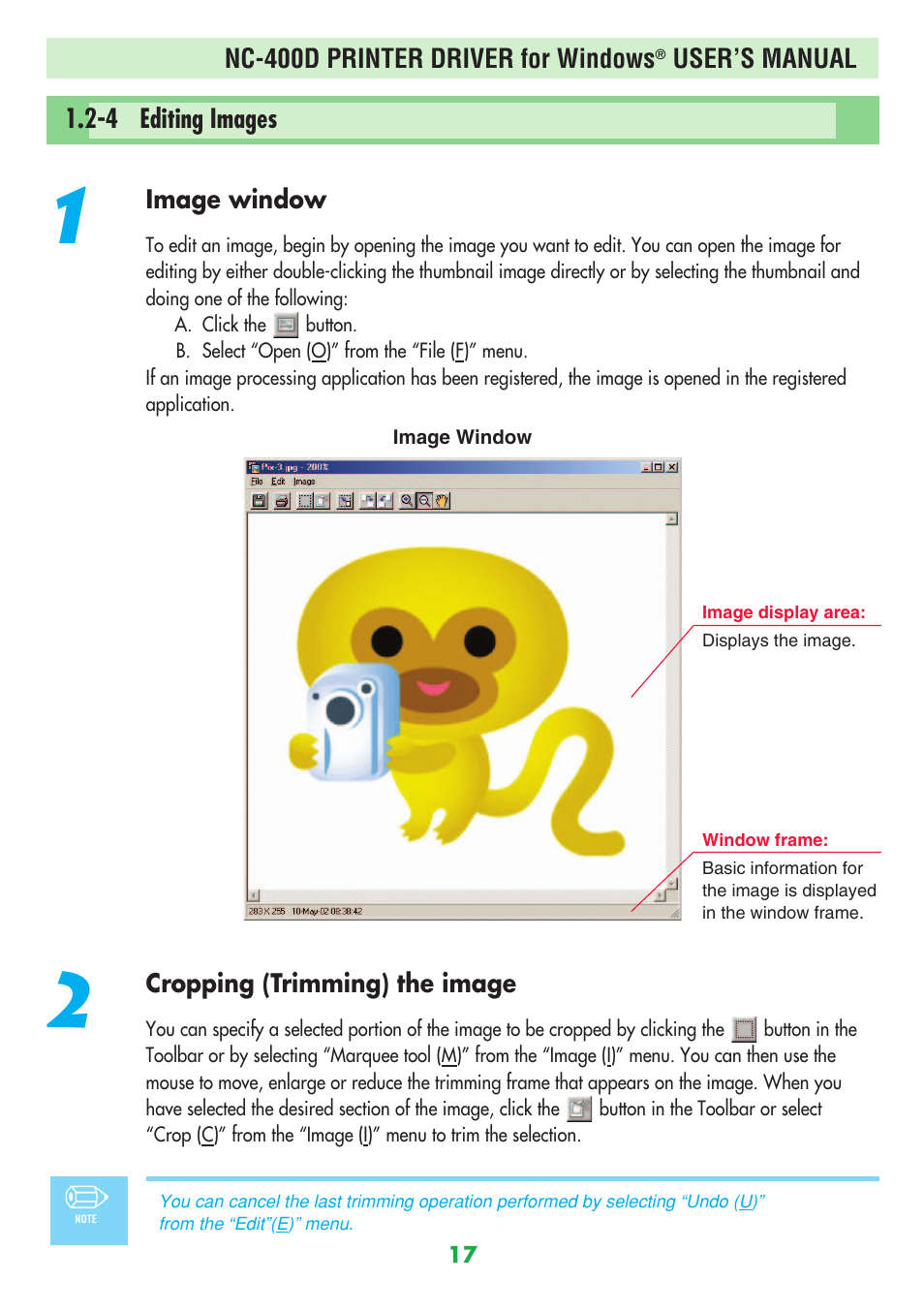 FujiFilm NC-400D User Manual | Page 17 / 47