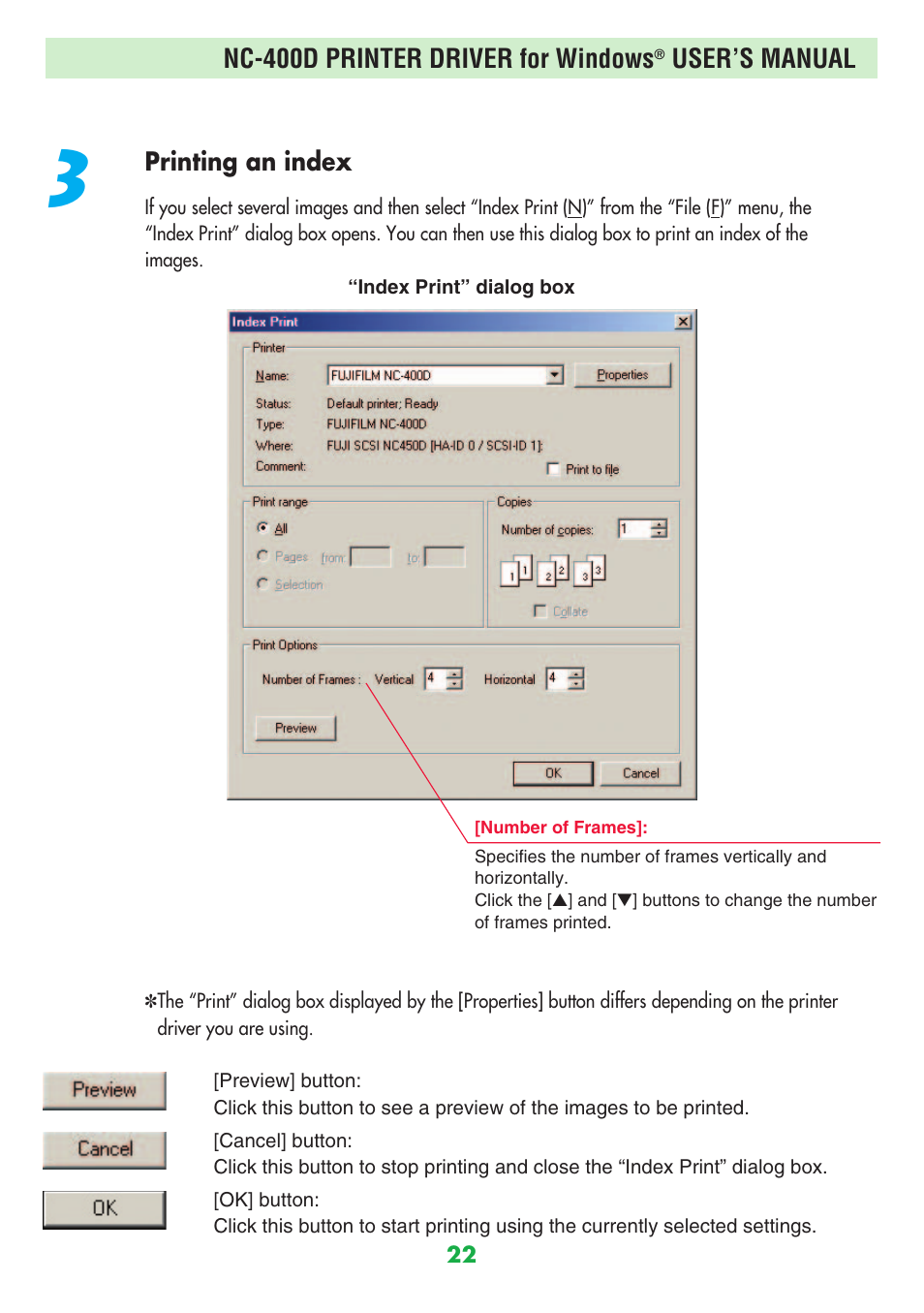FujiFilm NC-400D User Manual | Page 22 / 47
