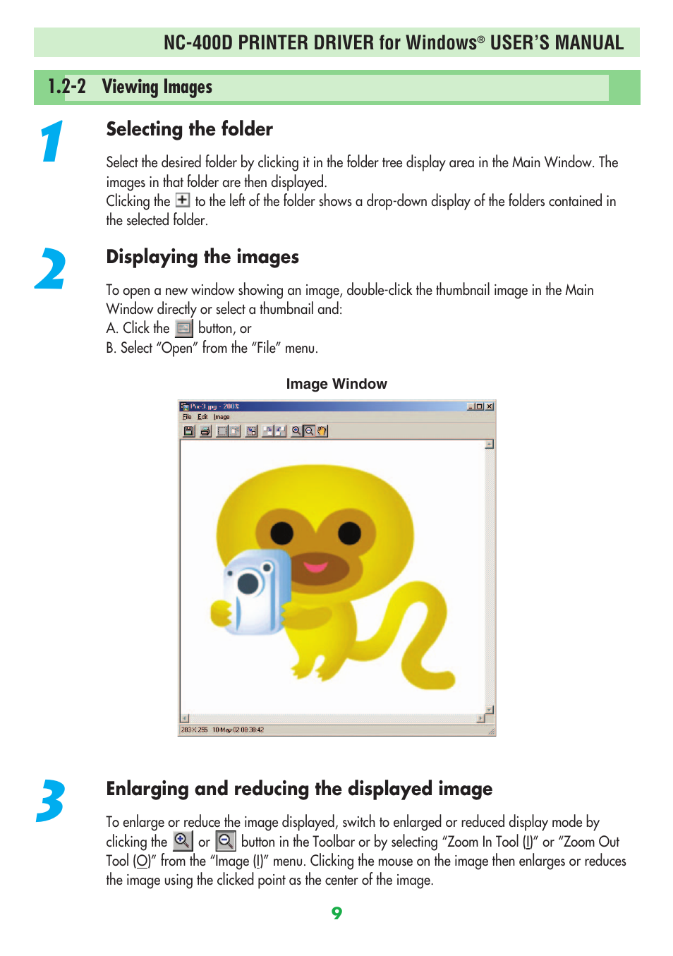 FujiFilm NC-400D User Manual | Page 9 / 47