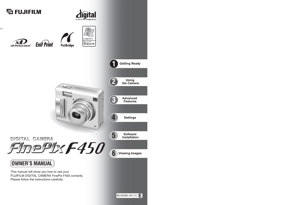 FujiFilm F450 User Manual | 51 pages