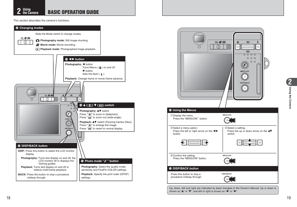 Basic operation guide | FujiFilm F450 User Manual | Page 10 / 51