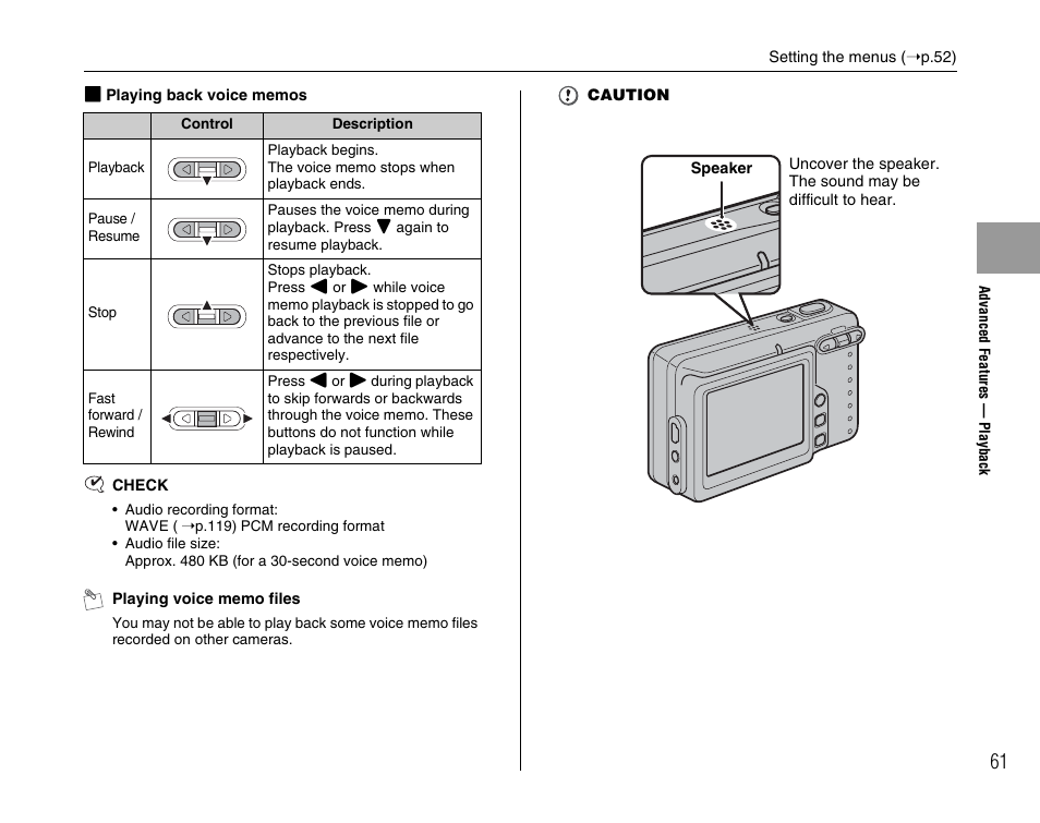 FujiFilm FinePix A600 User Manual | Page 61 / 132