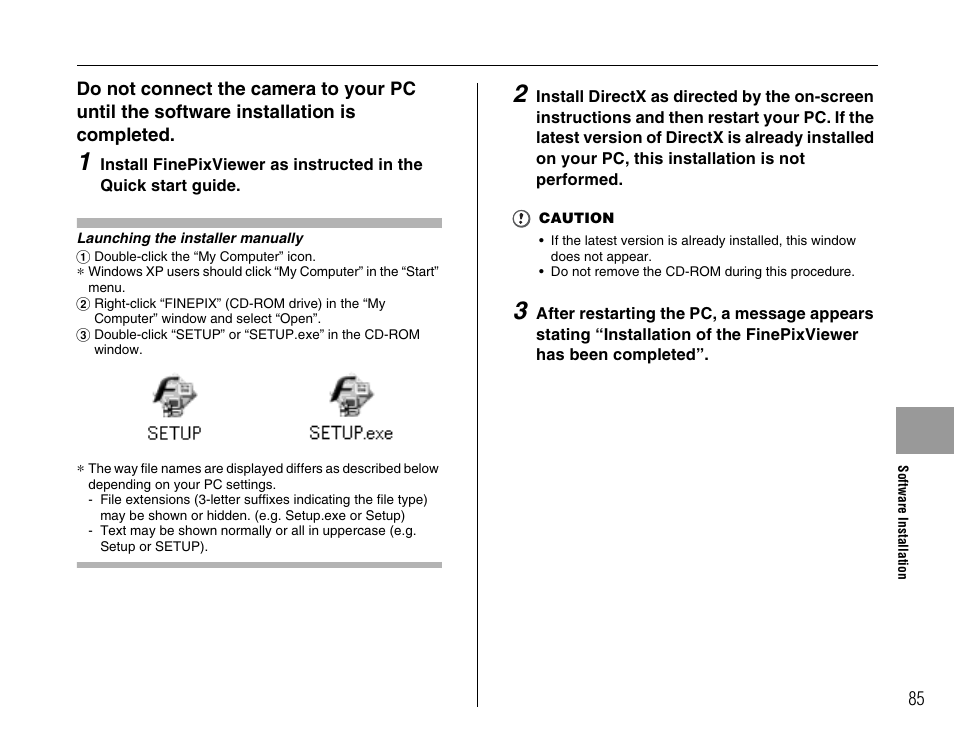 FujiFilm FinePix A600 User Manual | Page 85 / 132