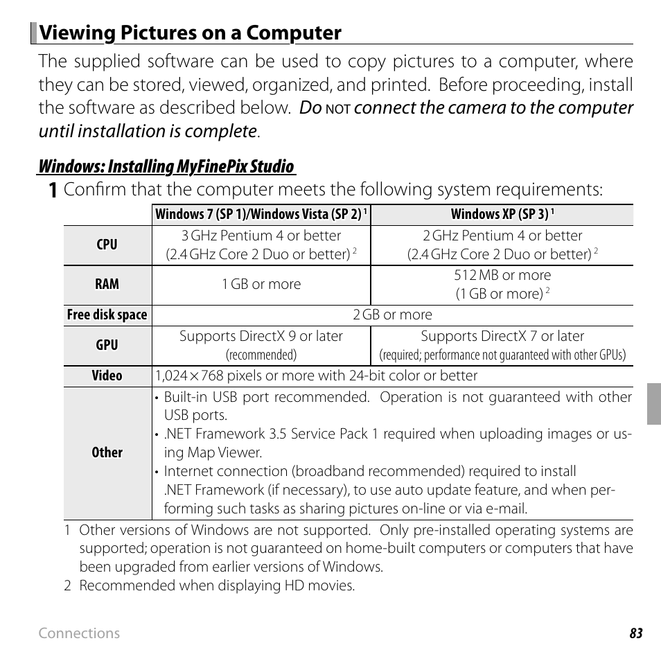 Viewing pictures on a computer | FujiFilm DIGITAL CAMERA FINEPIX F800EXR User Manual | Page 101 / 171