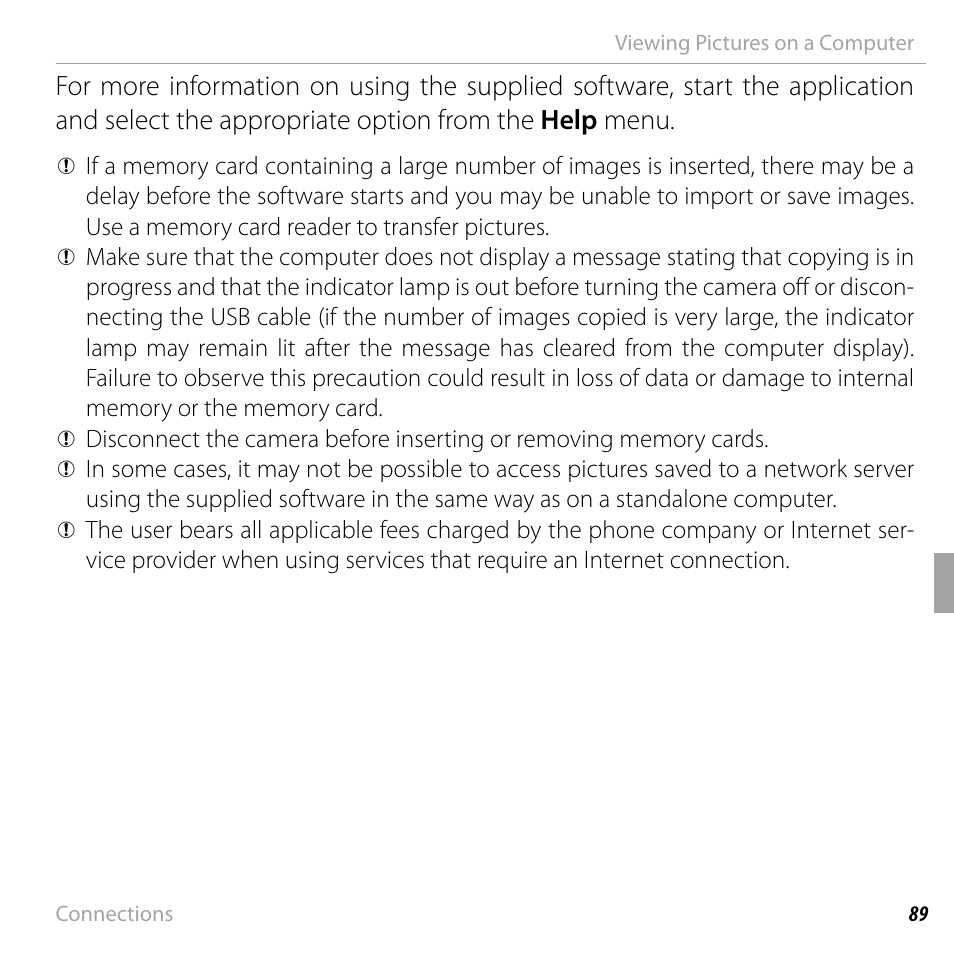 FujiFilm DIGITAL CAMERA FINEPIX F800EXR User Manual | Page 107 / 171