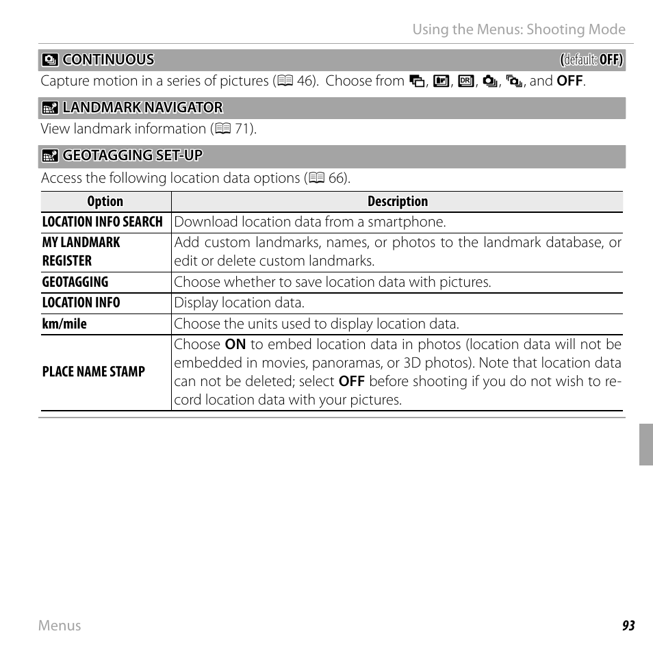 FujiFilm DIGITAL CAMERA FINEPIX F800EXR User Manual | Page 111 / 171