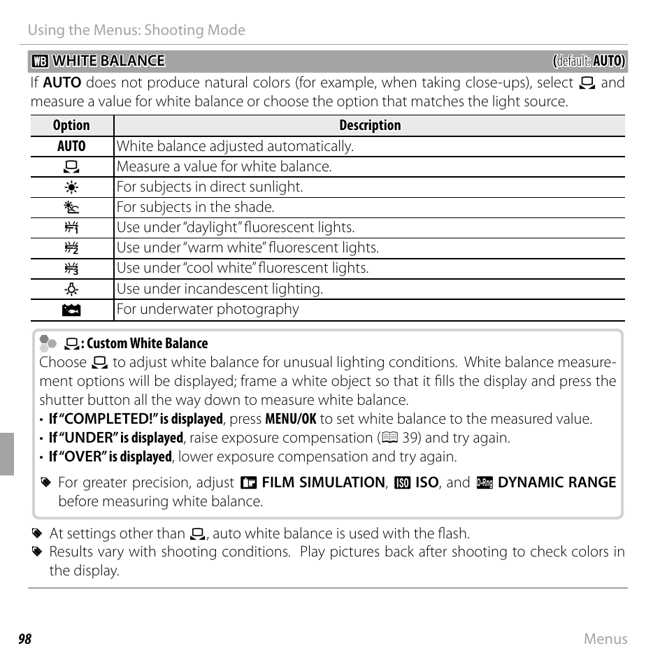 FujiFilm DIGITAL CAMERA FINEPIX F800EXR User Manual | Page 116 / 171