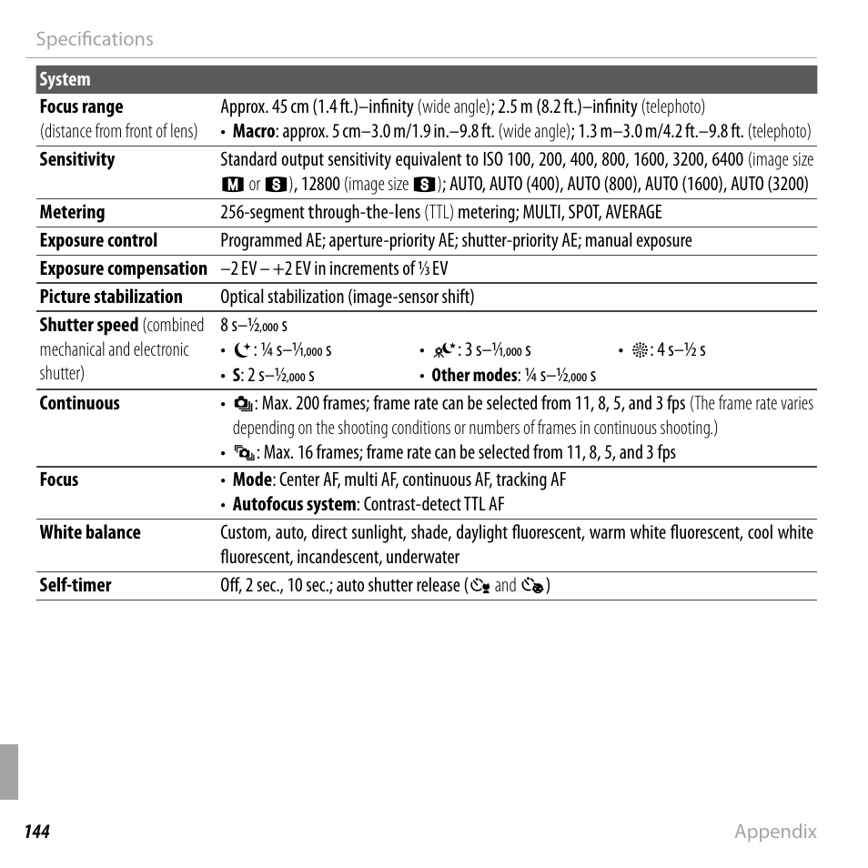 FujiFilm DIGITAL CAMERA FINEPIX F800EXR User Manual | Page 162 / 171