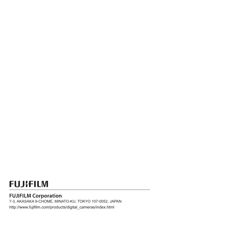 FujiFilm DIGITAL CAMERA FINEPIX F800EXR User Manual | Page 168 / 171