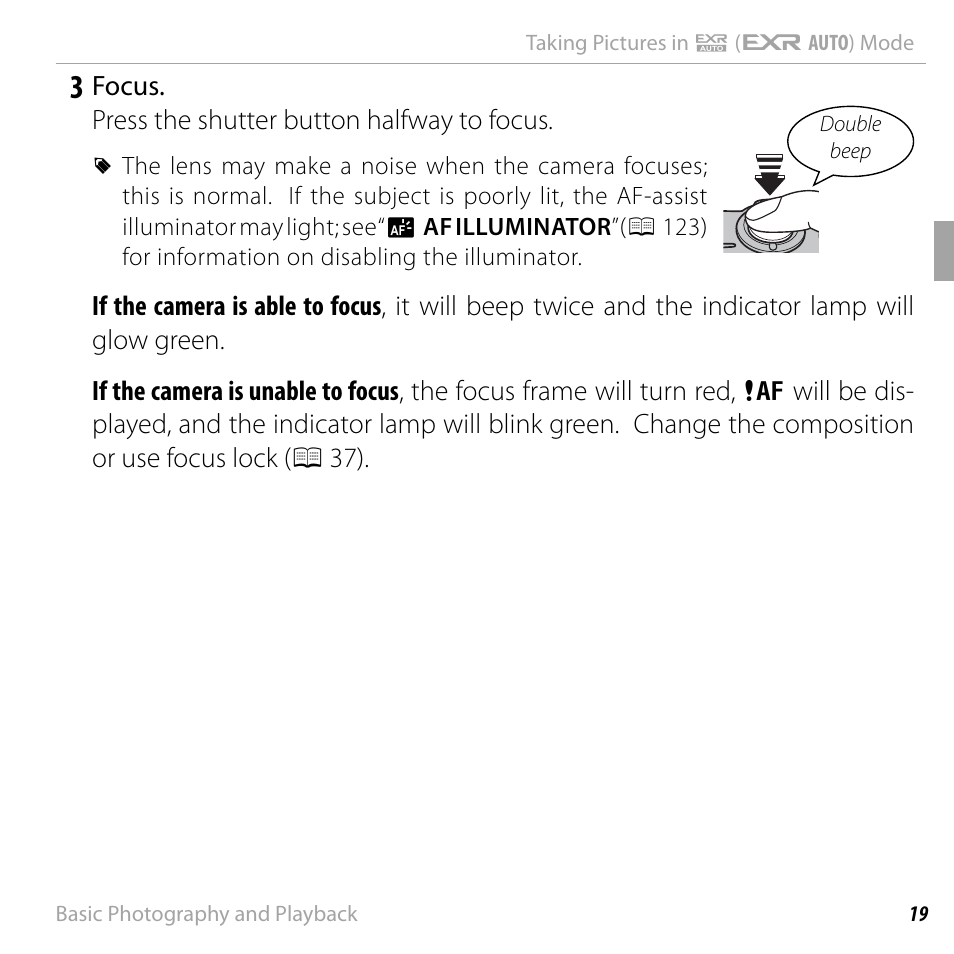 FujiFilm DIGITAL CAMERA FINEPIX F800EXR User Manual | Page 37 / 171