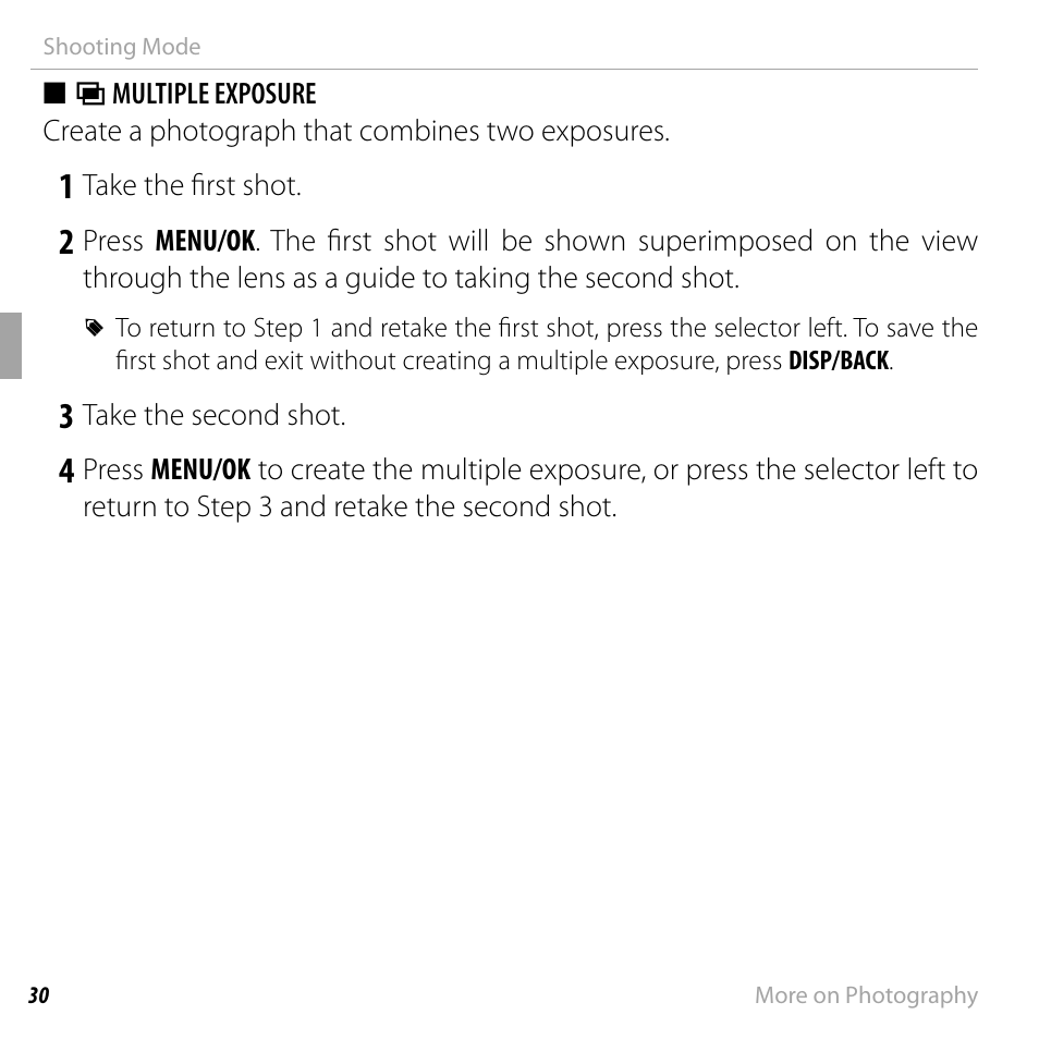 FujiFilm DIGITAL CAMERA FINEPIX F800EXR User Manual | Page 48 / 171