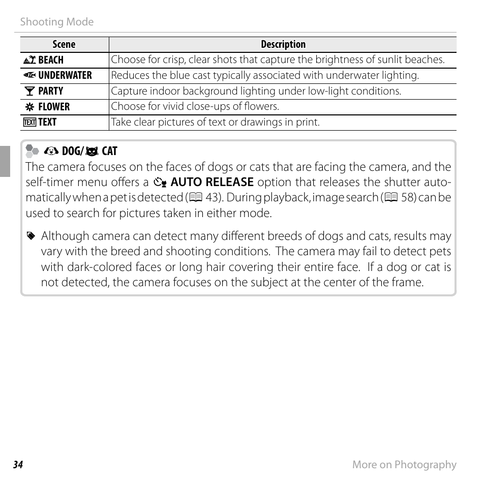 FujiFilm DIGITAL CAMERA FINEPIX F800EXR User Manual | Page 52 / 171