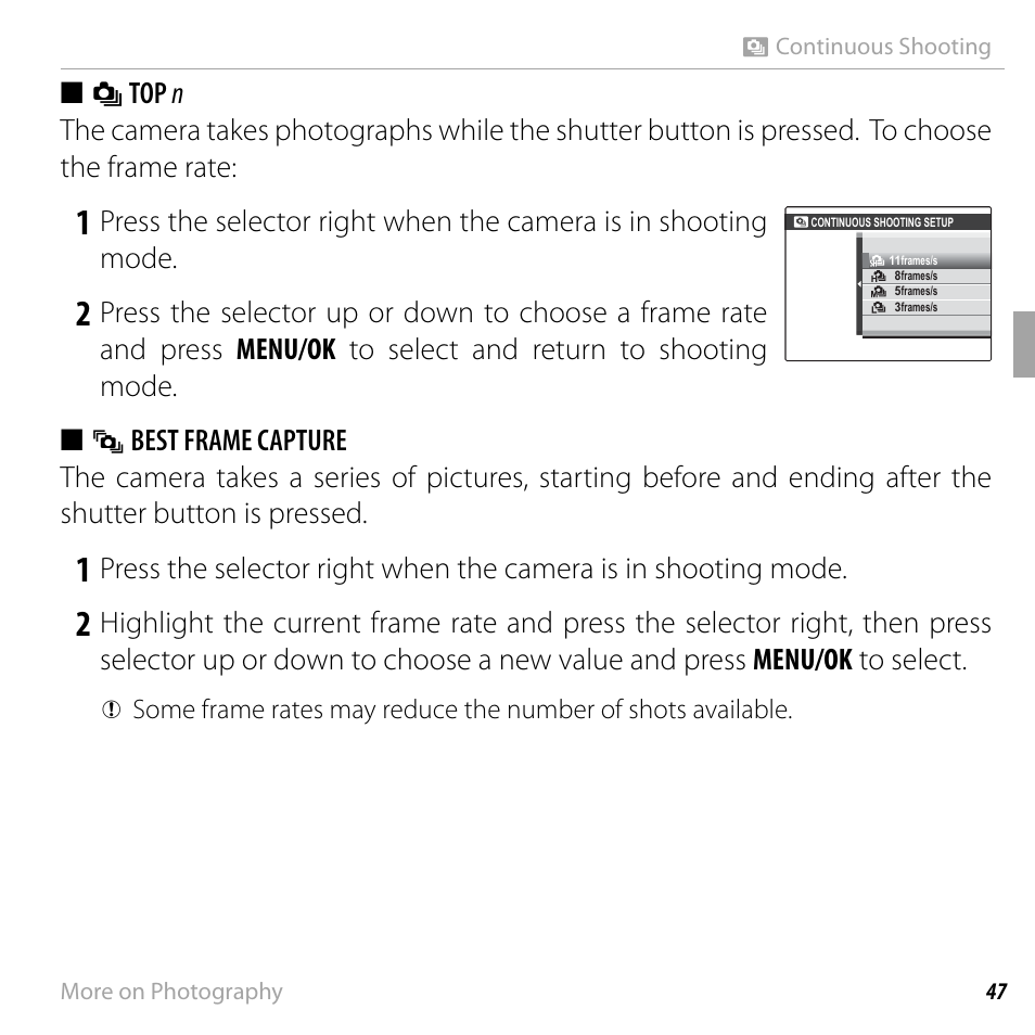 FujiFilm DIGITAL CAMERA FINEPIX F800EXR User Manual | Page 65 / 171