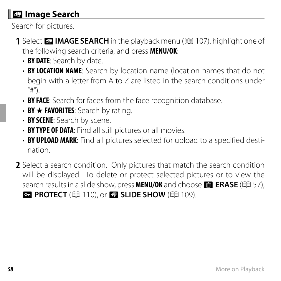 FujiFilm DIGITAL CAMERA FINEPIX F800EXR User Manual | Page 76 / 171