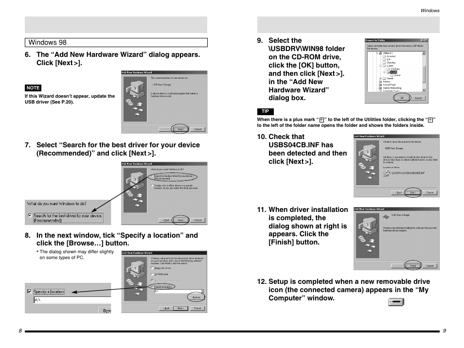 Windows 98 | FujiFilm BB10768-301(1) User Manual | Page 5 / 21