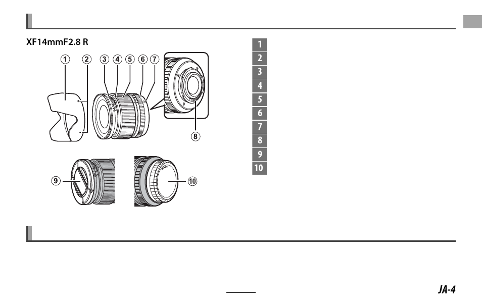 FujiFilm XF14MMF2.8 R User Manual | Page 5 / 128