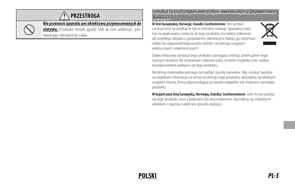 Pl-3 polski | FujiFilm XF14MMF2.8 R User Manual | Page 91 / 128