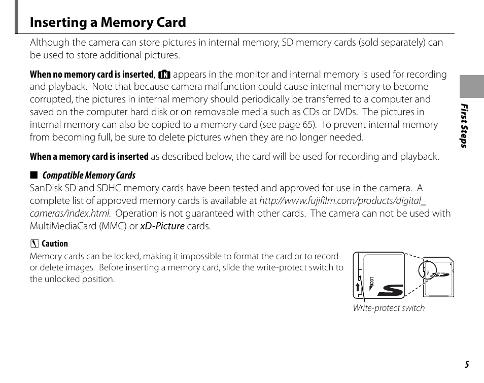 FujiFilm FinePix A235 User Manual | Page 11 / 102