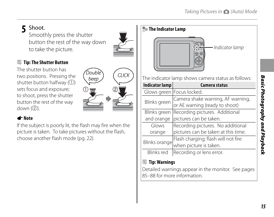 FujiFilm FinePix A235 User Manual | Page 21 / 102