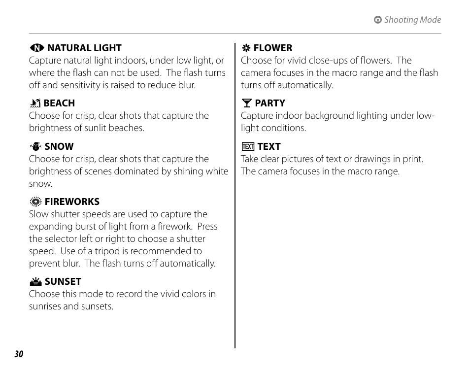 FujiFilm FinePix A235 User Manual | Page 36 / 102