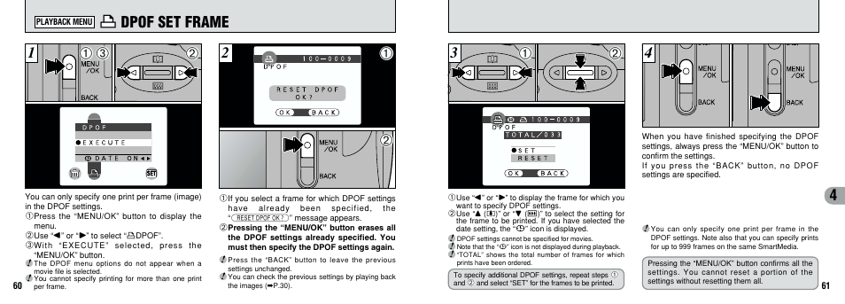 1f dpof set frame | FujiFilm 2800 Zoom User Manual | Page 31 / 49