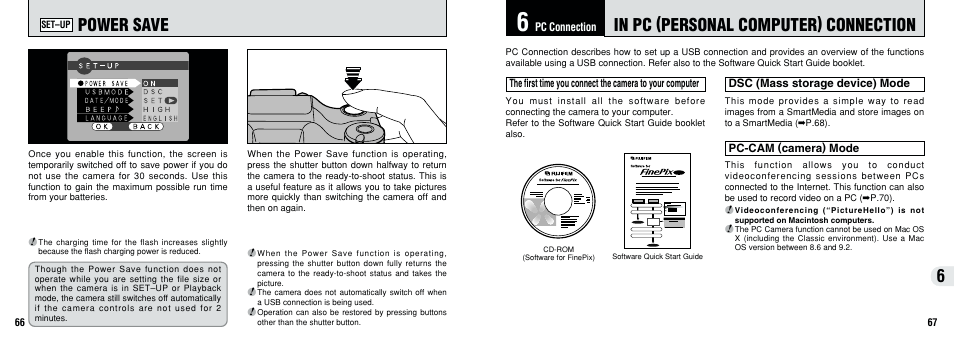 Power save | FujiFilm 2800 Zoom User Manual | Page 34 / 49