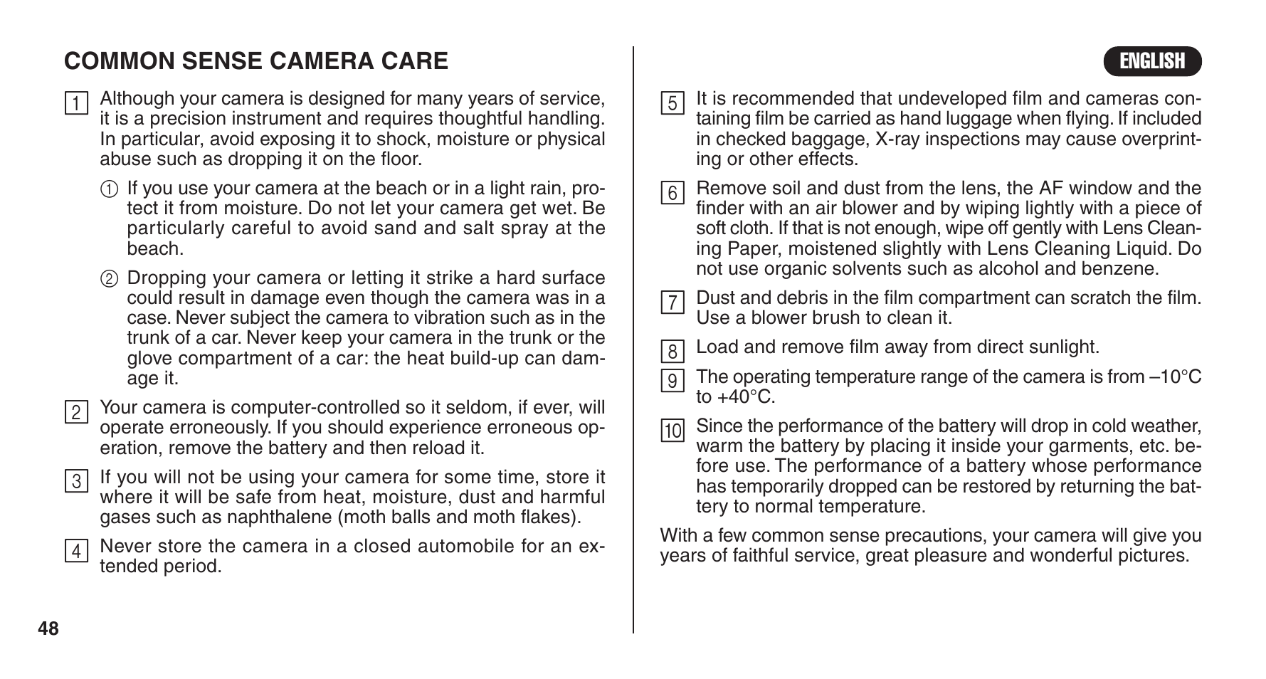 FujiFilm 38-125mm User Manual | Page 48 / 60