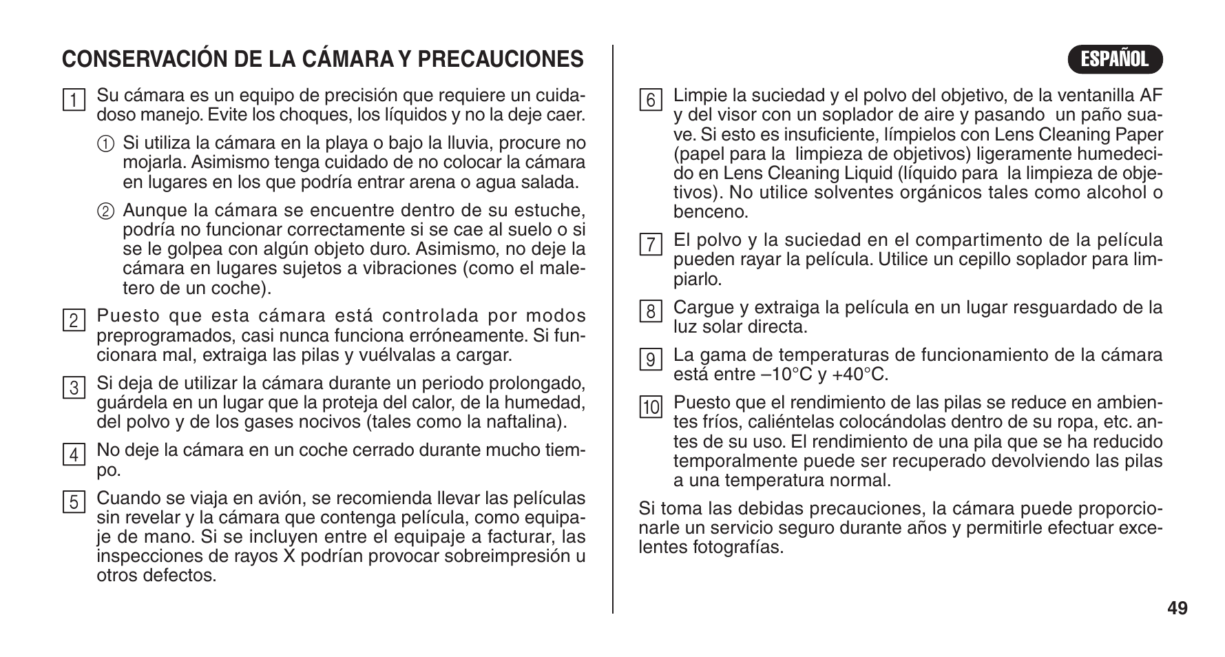 FujiFilm 38-125mm User Manual | Page 49 / 60