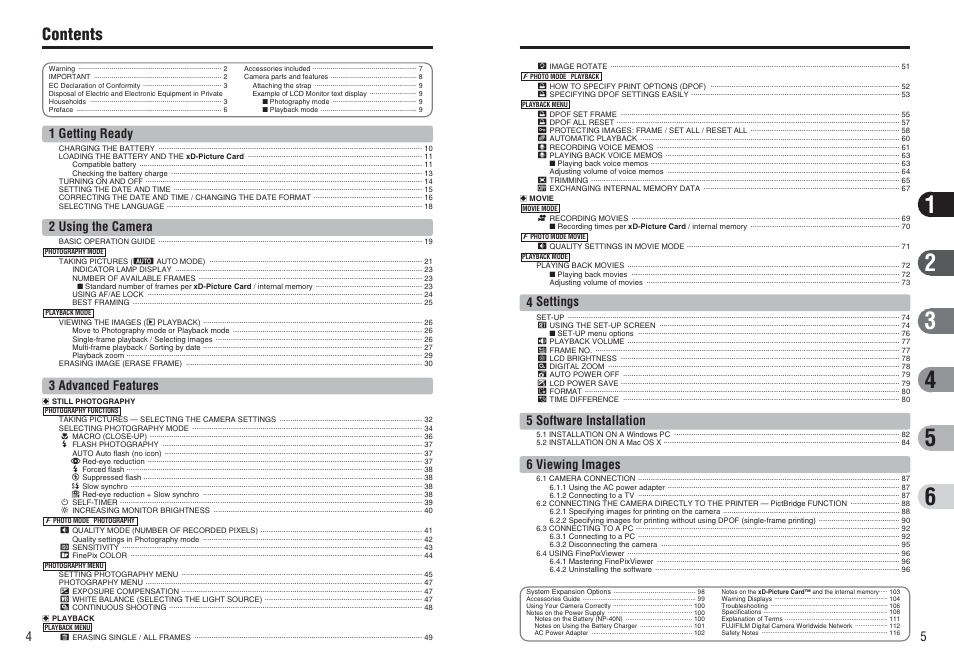 FujiFilm A470 User Manual | Page 3 / 61