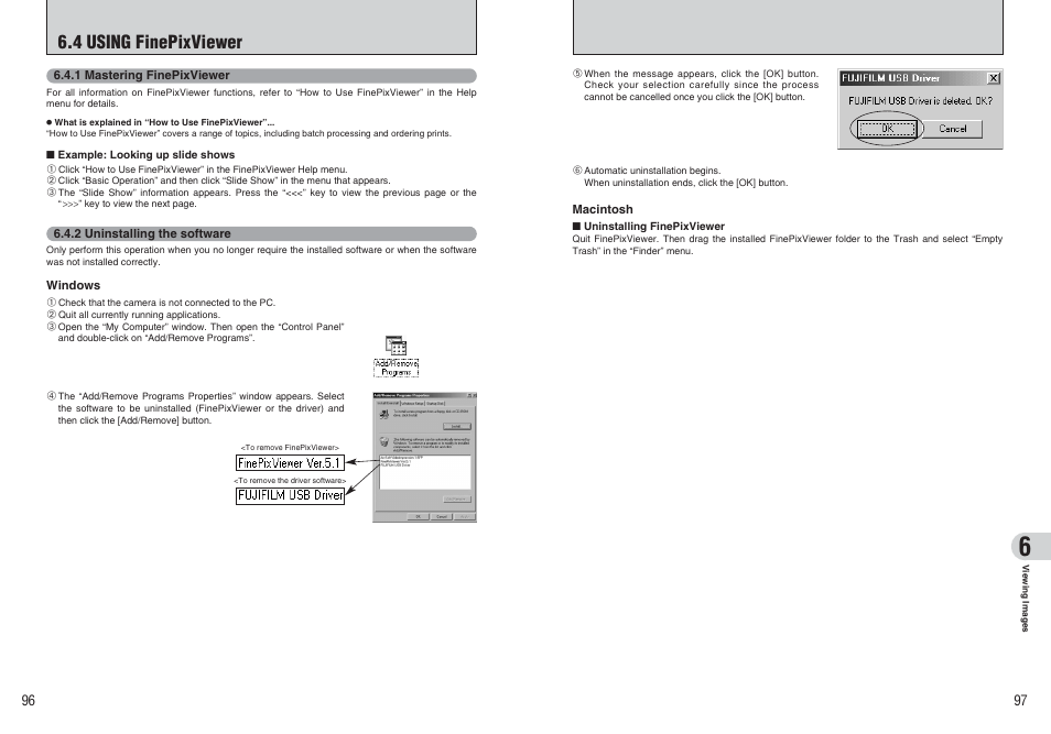 4 using finepixviewer | FujiFilm A470 User Manual | Page 49 / 61