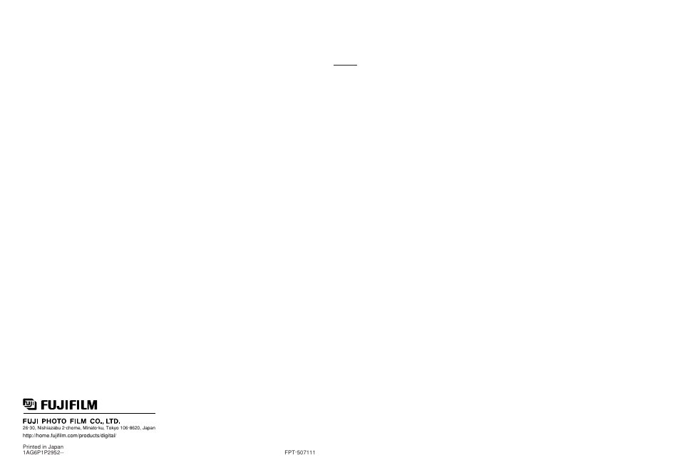 FujiFilm A470 User Manual | Page 61 / 61