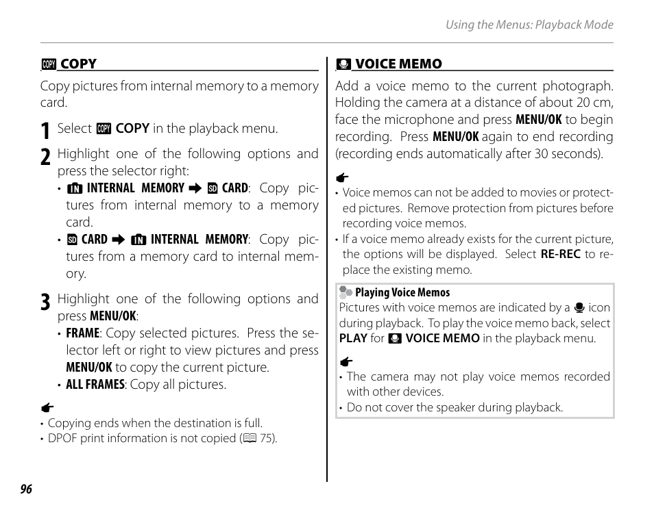 FujiFilm FinePix HS30EXR User Manual | Page 110 / 146